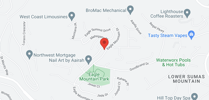 map of 2665 EAGLE MOUNTAIN DRIVE
